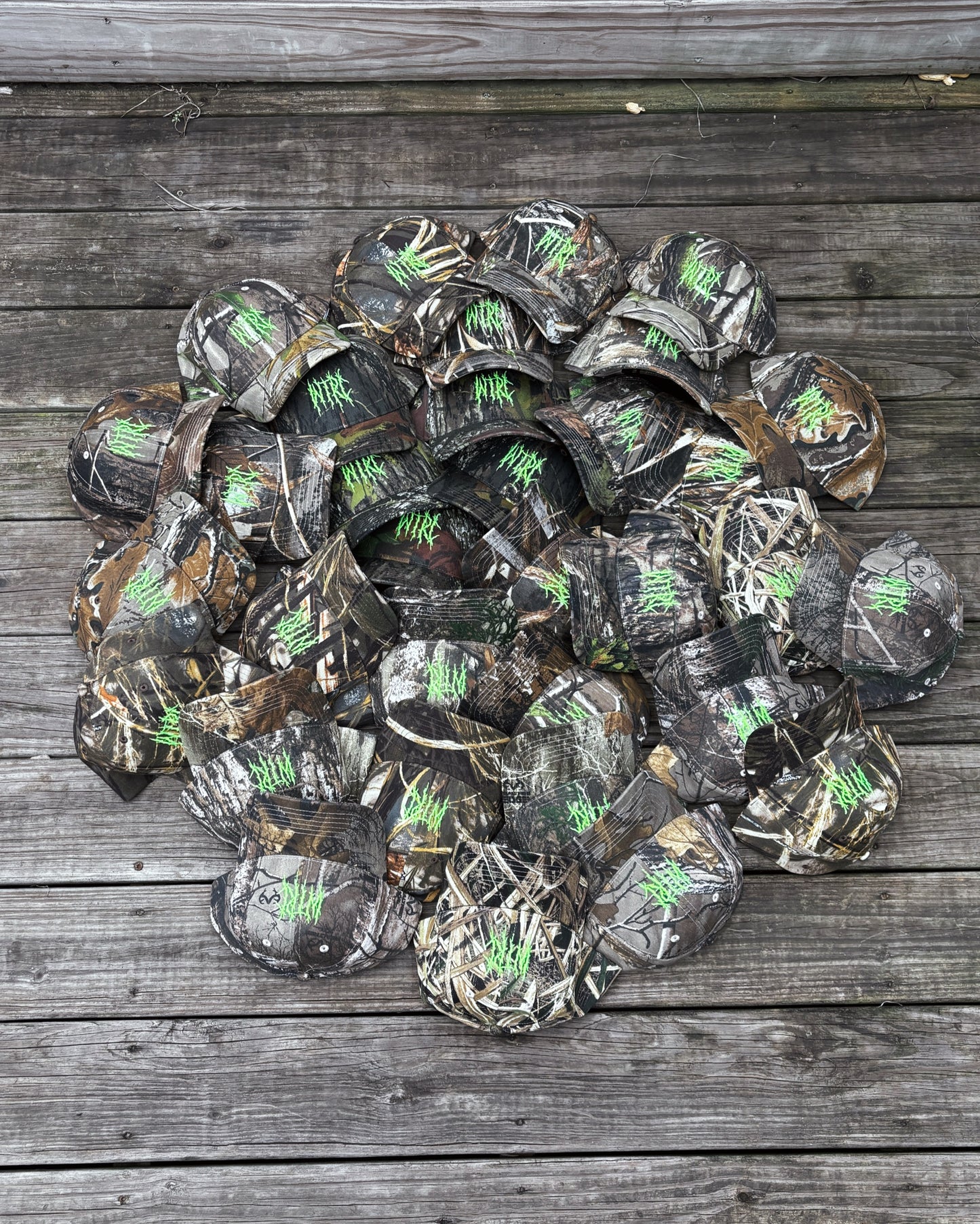 Camo Hat - Green V2