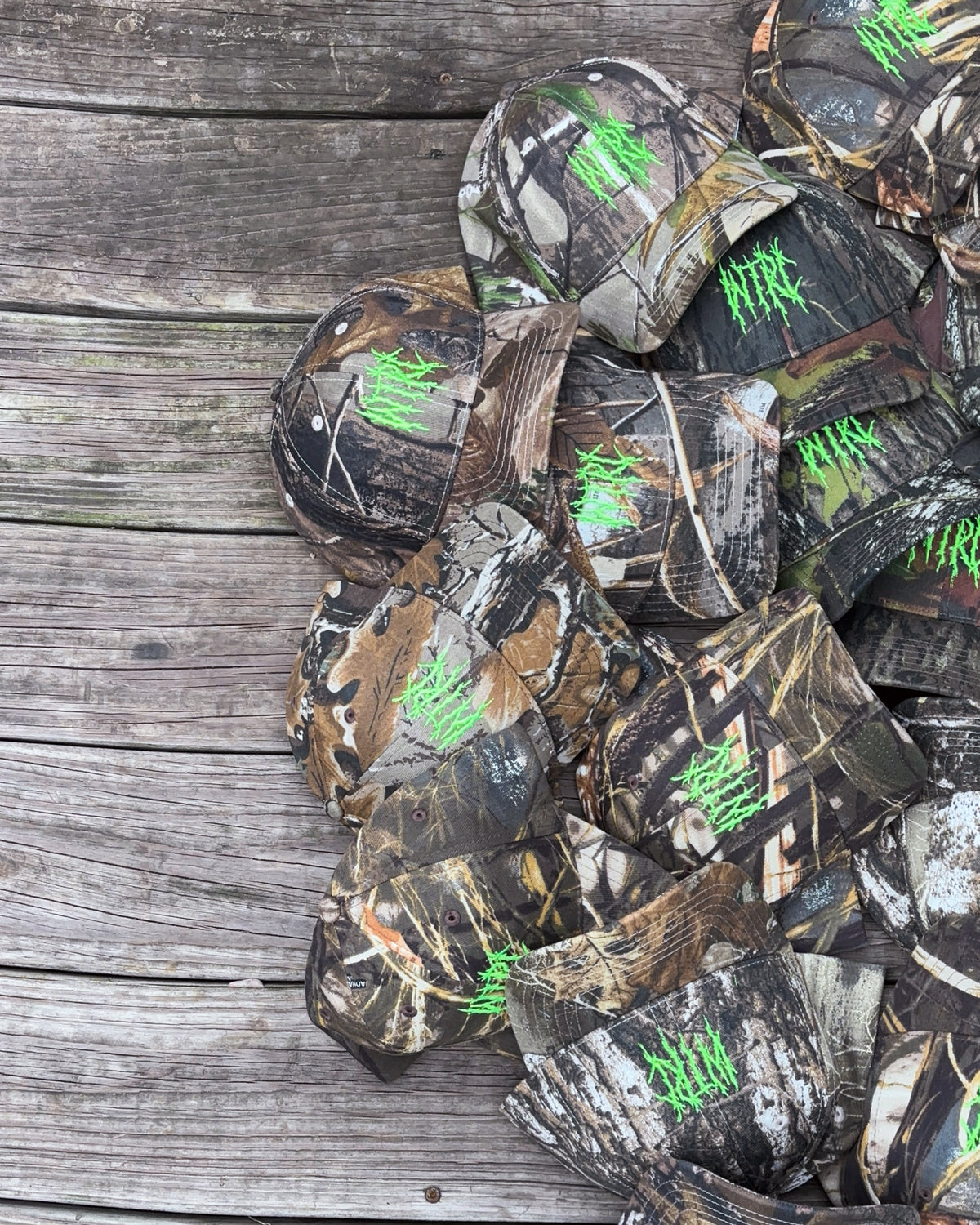 Camo Hat - Green V2