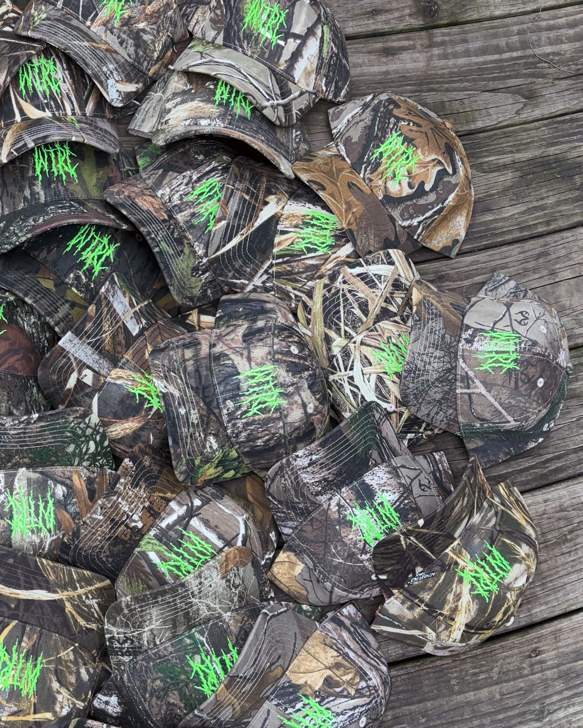 Camo Hat - Green V2