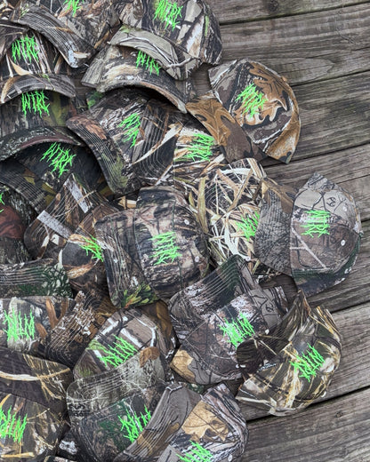 Camo Hat - Green V2