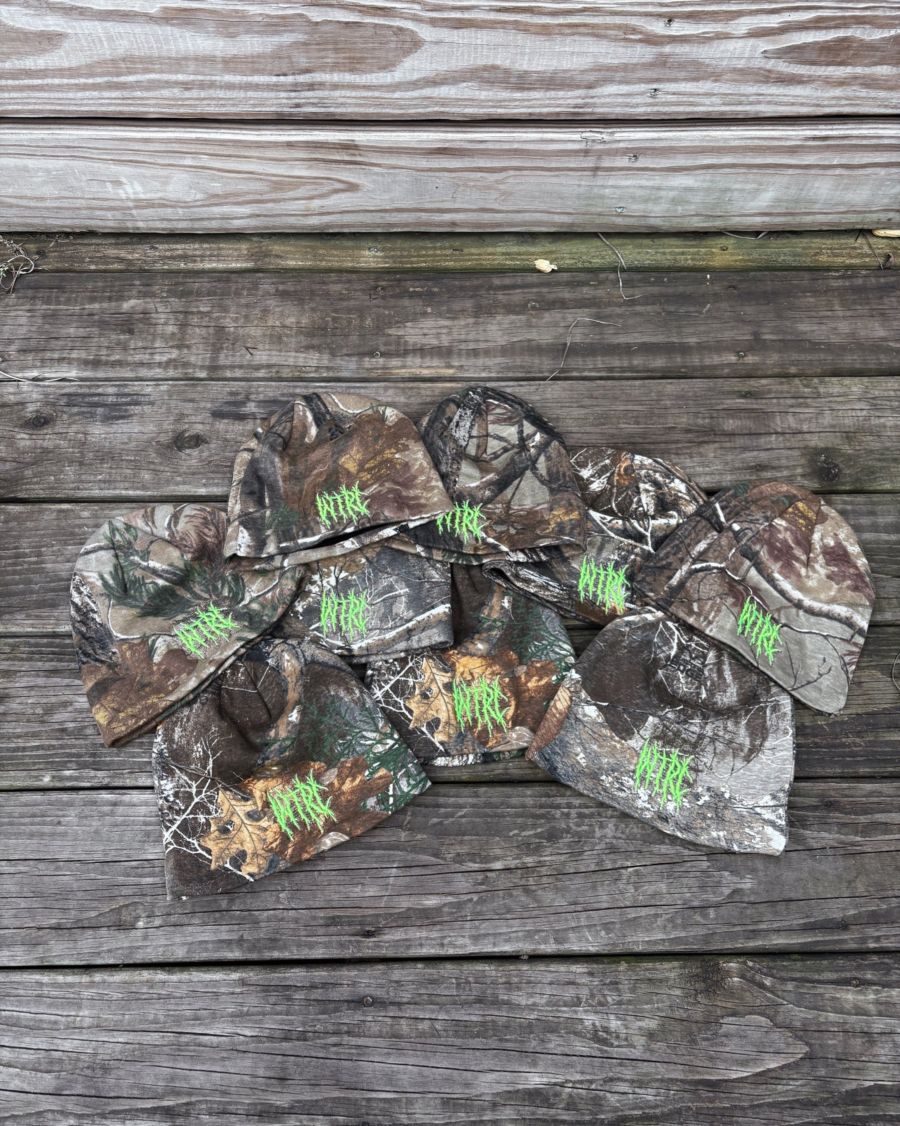 Camo Beanie- Green
