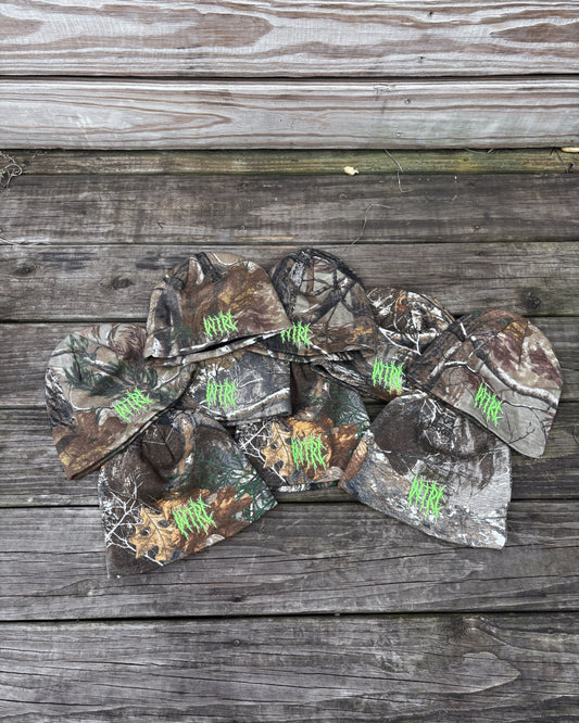 Camo Beanie- Green