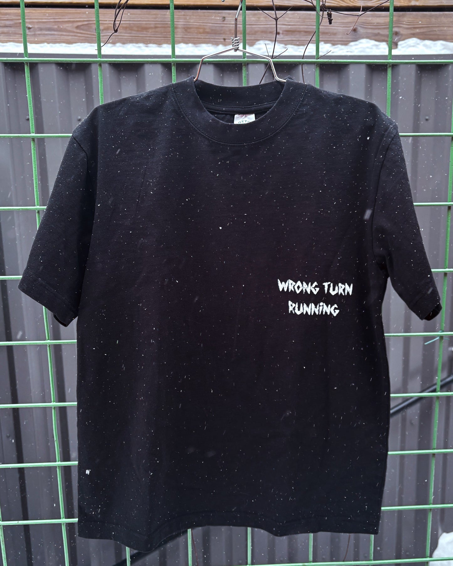 heavy cotton tee - black